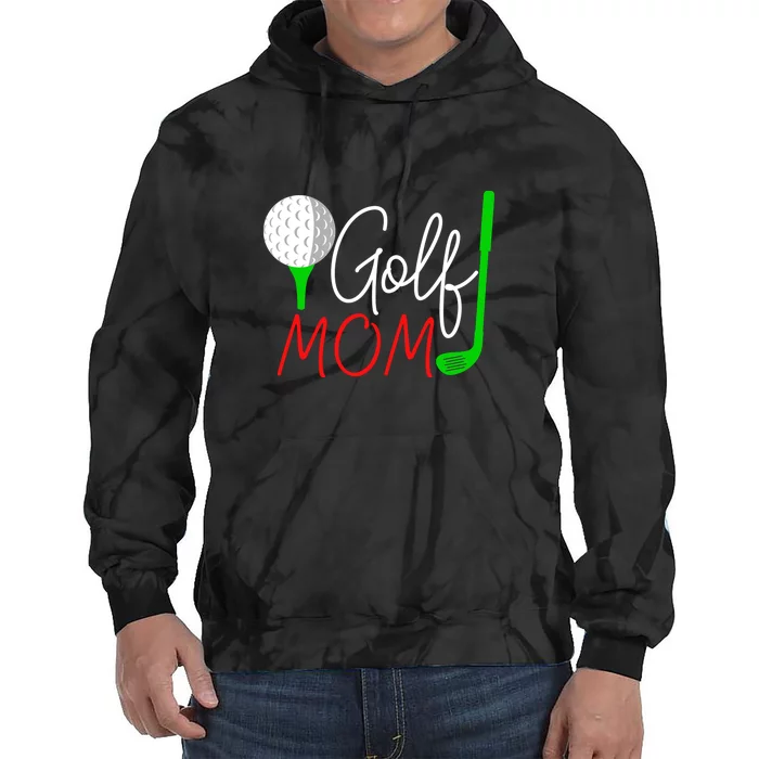 Golf Mom Gift For Mother's Day Tie Dye Hoodie