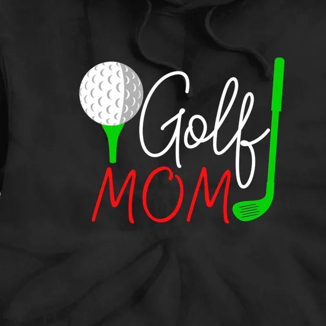 Golf Mom Gift For Mother's Day Tie Dye Hoodie