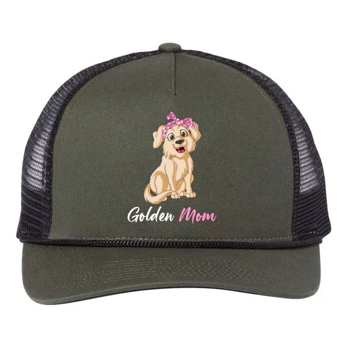 Golden Mom Retro Rope Trucker Hat Cap