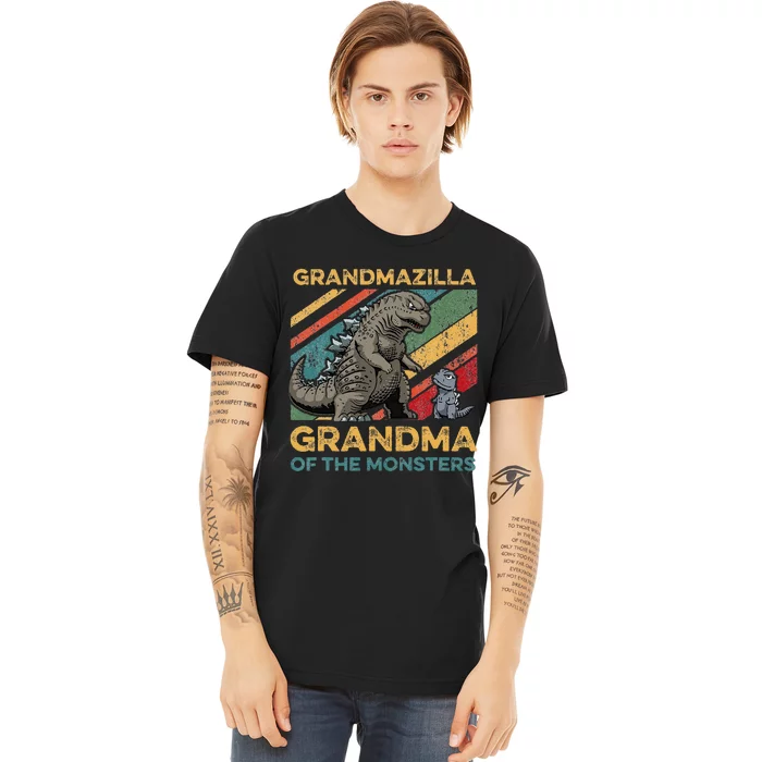 Grandmazilla Monster Grandma Holiday Costume Premium T-Shirt