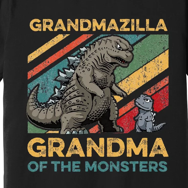 Grandmazilla Monster Grandma Holiday Costume Premium T-Shirt