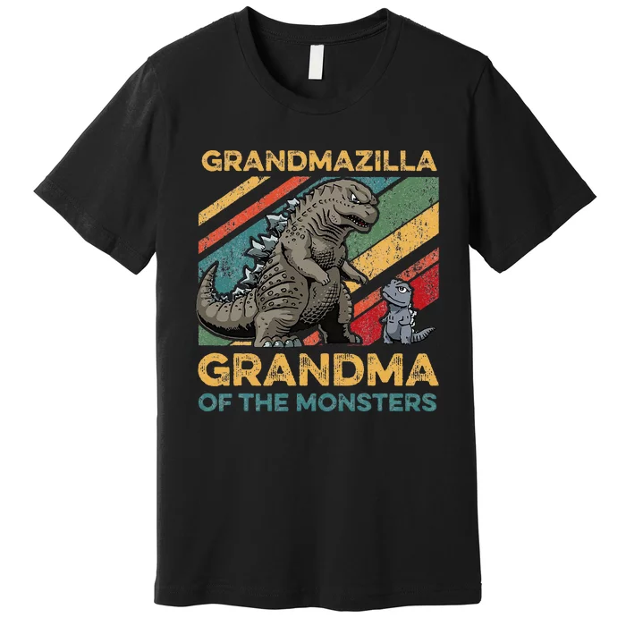 Grandmazilla Monster Grandma Holiday Costume Premium T-Shirt