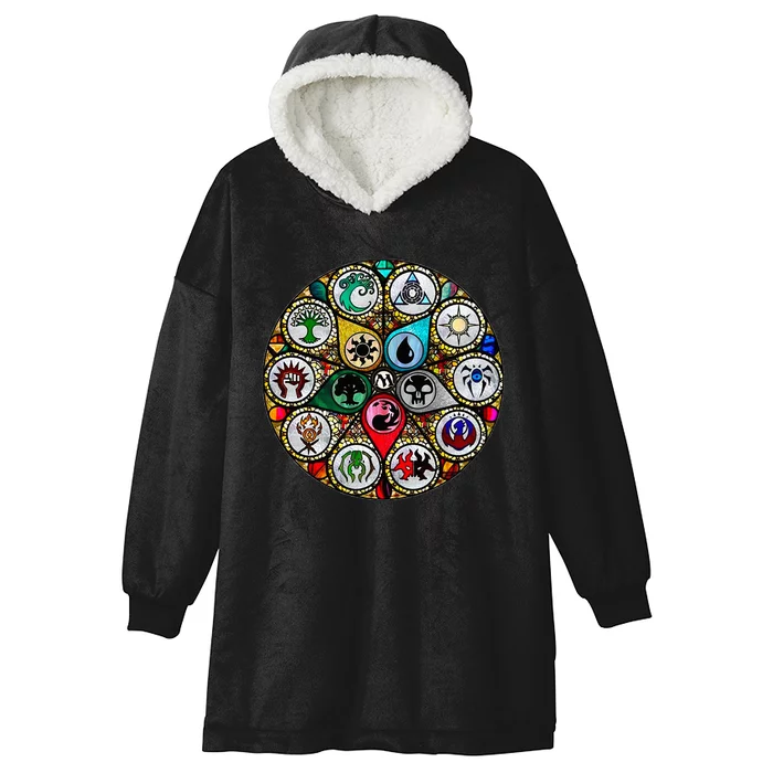 Gathering Magic Guild For Magic Lover Hooded Wearable Blanket