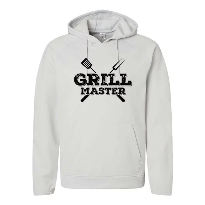 Grill Master Grilling Barbecue BBQ Smoker Graphic Performance Fleece Hoodie