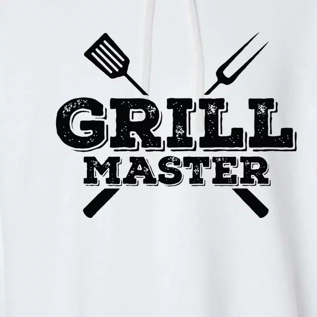 Grill Master Grilling Barbecue BBQ Smoker Graphic Garment-Dyed Fleece Hoodie