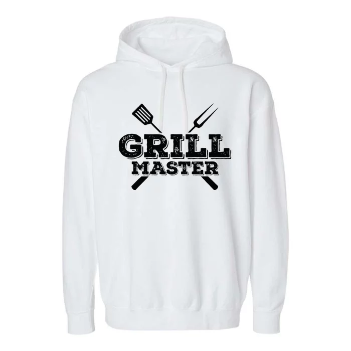 Grill Master Grilling Barbecue BBQ Smoker Graphic Garment-Dyed Fleece Hoodie