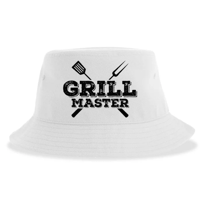 Grill Master Grilling Barbecue BBQ Smoker Graphic Sustainable Bucket Hat