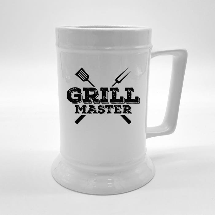 Grill Master Grilling Barbecue BBQ Smoker Graphic Front & Back Beer Stein