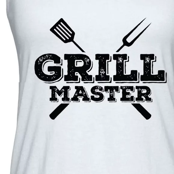 Grill Master Grilling Barbecue BBQ Smoker Graphic Ladies Essential Flowy Tank