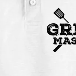 Grill Master Grilling Barbecue BBQ Smoker Graphic Dry Zone Grid Performance Polo