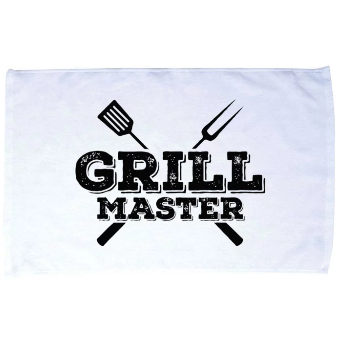 Grill Master Grilling Barbecue BBQ Smoker Graphic Microfiber Hand Towel