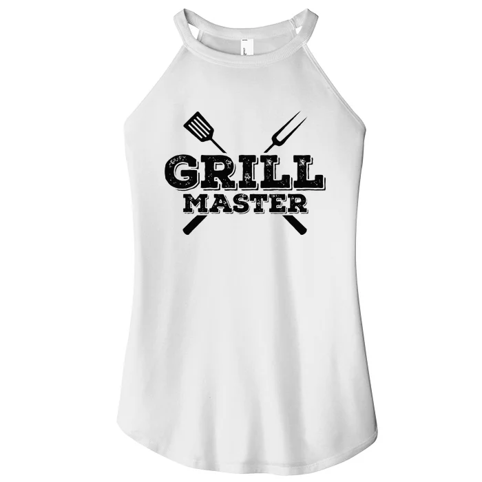 Grill Master Grilling Barbecue BBQ Smoker Graphic Women’s Perfect Tri Rocker Tank