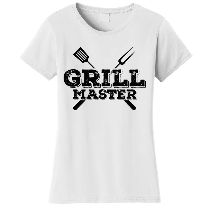 Grill Master Grilling Barbecue BBQ Smoker Graphic Women's T-Shirt