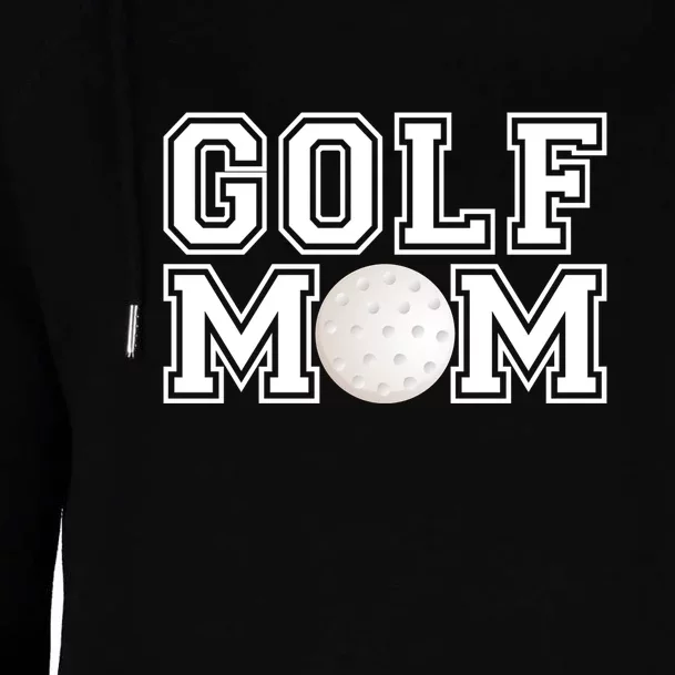 Golf Mom Golf Mother Birthday Gift For Mother's Day Womens Funnel Neck Pullover Hood