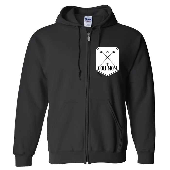 Golf Mom Golf Player Gift For Mother's Day Full Zip Hoodie