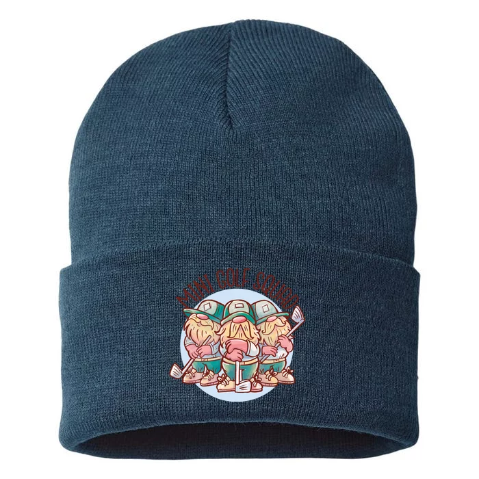 Gnomes Mini Golf Squad Sustainable Knit Beanie