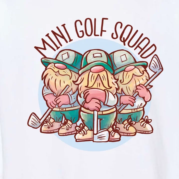 Gnomes Mini Golf Squad Garment-Dyed Sweatshirt