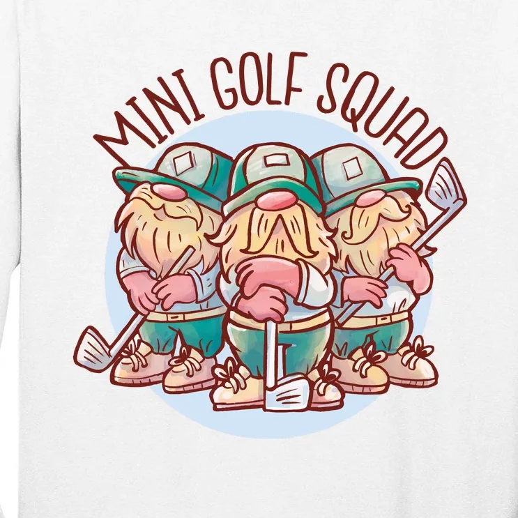 Gnomes Mini Golf Squad Tall Long Sleeve T-Shirt