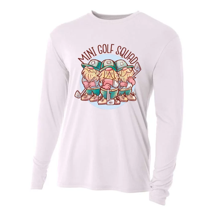 Gnomes Mini Golf Squad Cooling Performance Long Sleeve Crew