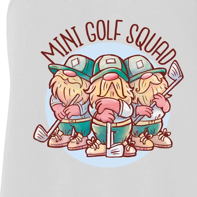 Gnomes Mini Golf Squad Women's Racerback Tank