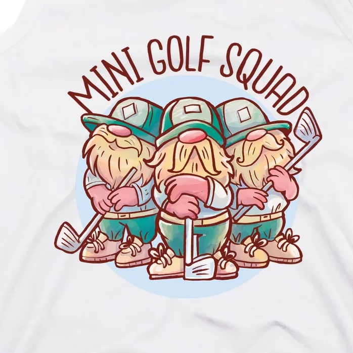 Gnomes Mini Golf Squad Tank Top