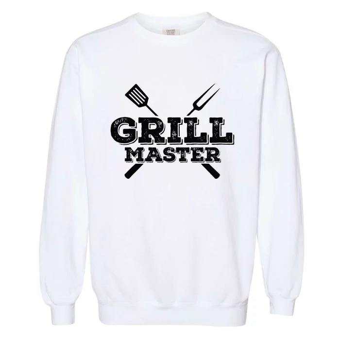 Grill Master Grilling Barbecue BBQ Smoker Graphic Tee Garment-Dyed Sweatshirt