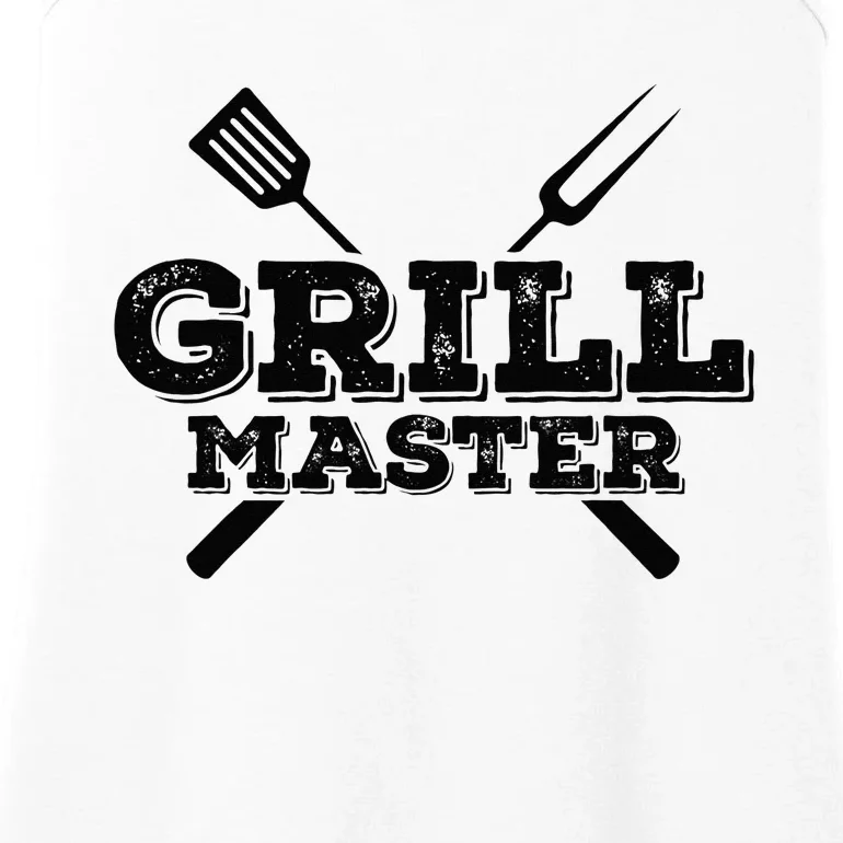 Grill Master Grilling Barbecue BBQ Smoker Graphic Tee Ladies Essential Tank