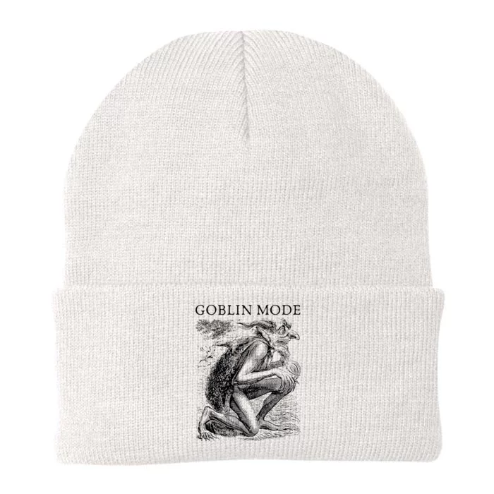 Goblin Mode Goblincore Vintage Aesthetic Knit Cap Winter Beanie