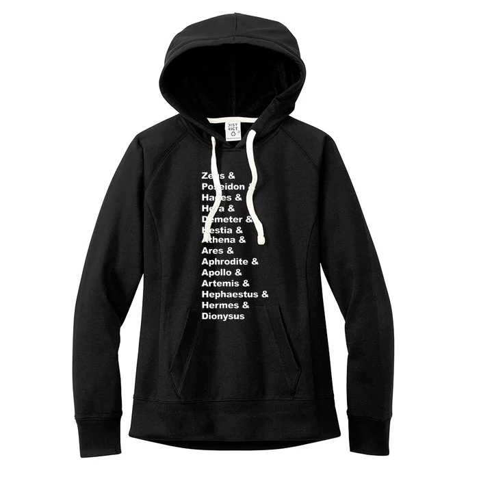 Greek Mythology Gods Pantheon List Of Demigod Names Women's Fleece Hoodie