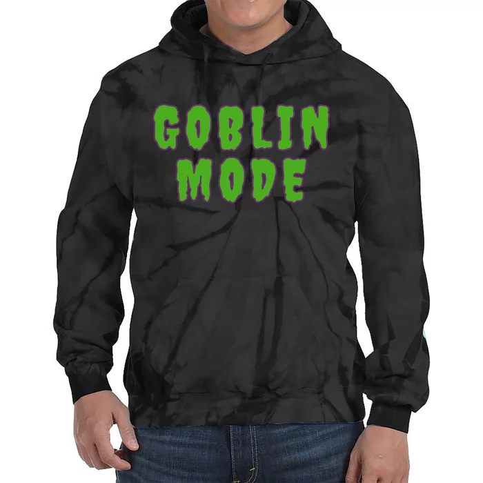 Goblin Mode Tie Dye Hoodie