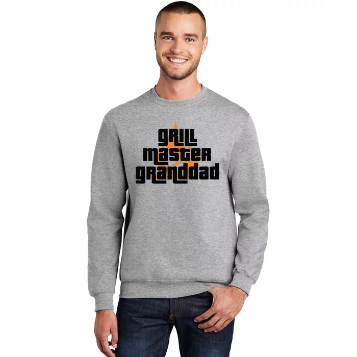 Grill Master Grilling Granddad Grandfather Grandpa BBQ Tall Sweatshirt