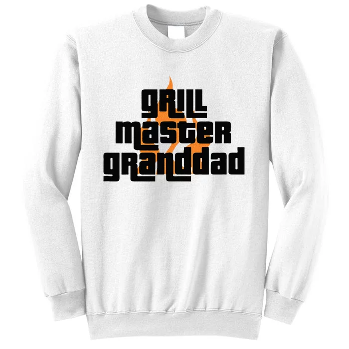 Grill Master Grilling Granddad Grandfather Grandpa BBQ Sweatshirt