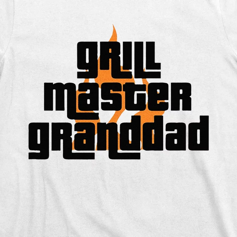 Grill Master Grilling Granddad Grandfather Grandpa BBQ T-Shirt