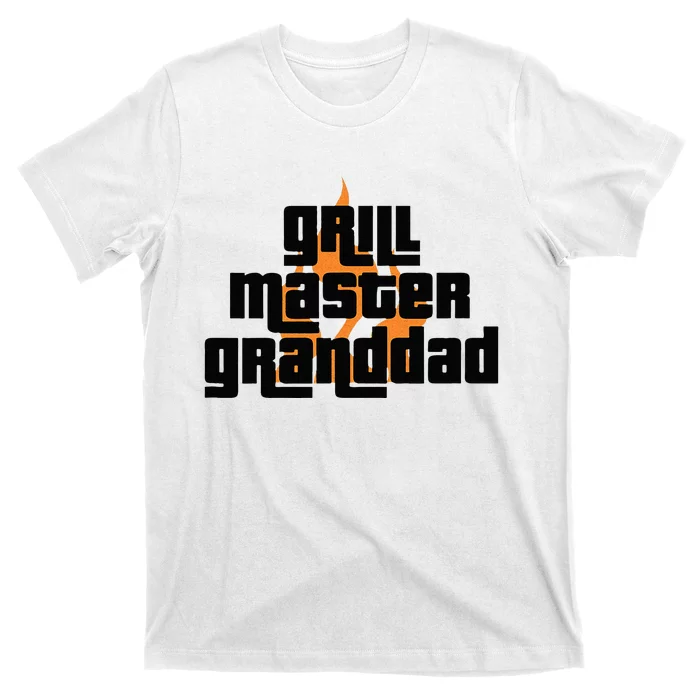 Grill Master Grilling Granddad Grandfather Grandpa BBQ T-Shirt