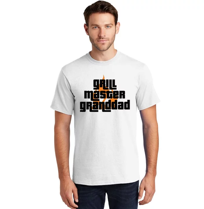 Grill Master Grilling Granddad Grandfather Grandpa BBQ Tall T-Shirt