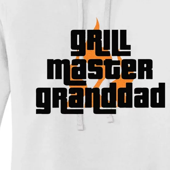 Grill Master Grilling Granddad Grandfather Grandpa BBQ Women's Pullover Hoodie