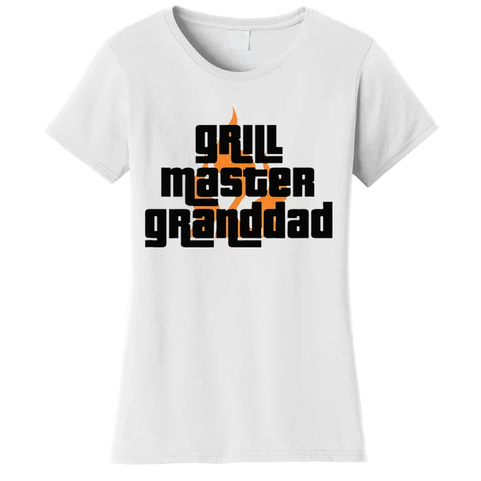 Grill Master Grilling Granddad Grandfather Grandpa BBQ Women's T-Shirt