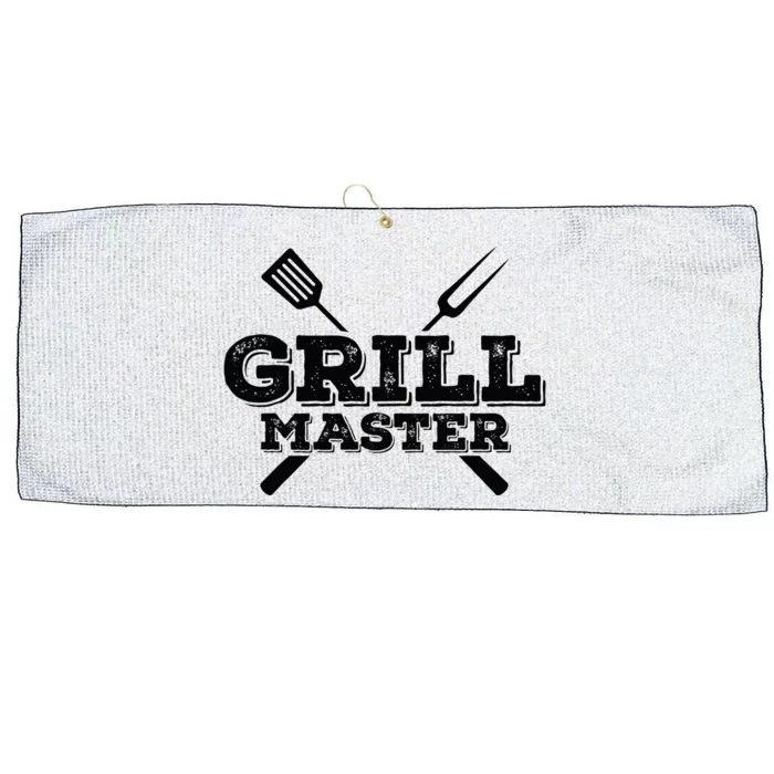 Grill Master Grilling Barbecue BBQ Smoker Graphic Tee Large Microfiber Waffle Golf Towel