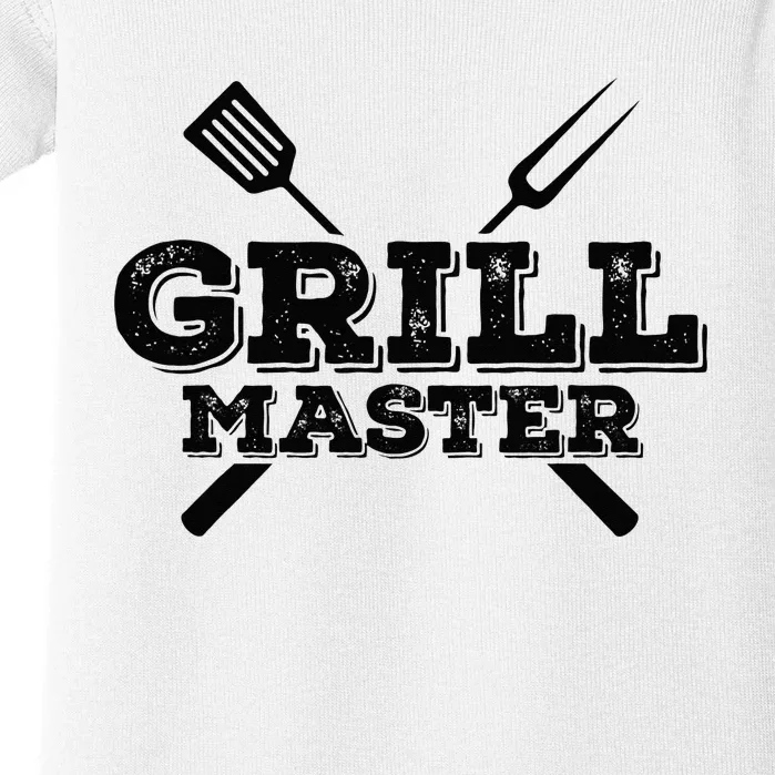 Grill Master Grilling Barbecue BBQ Smoker Graphic Tee Baby Bodysuit