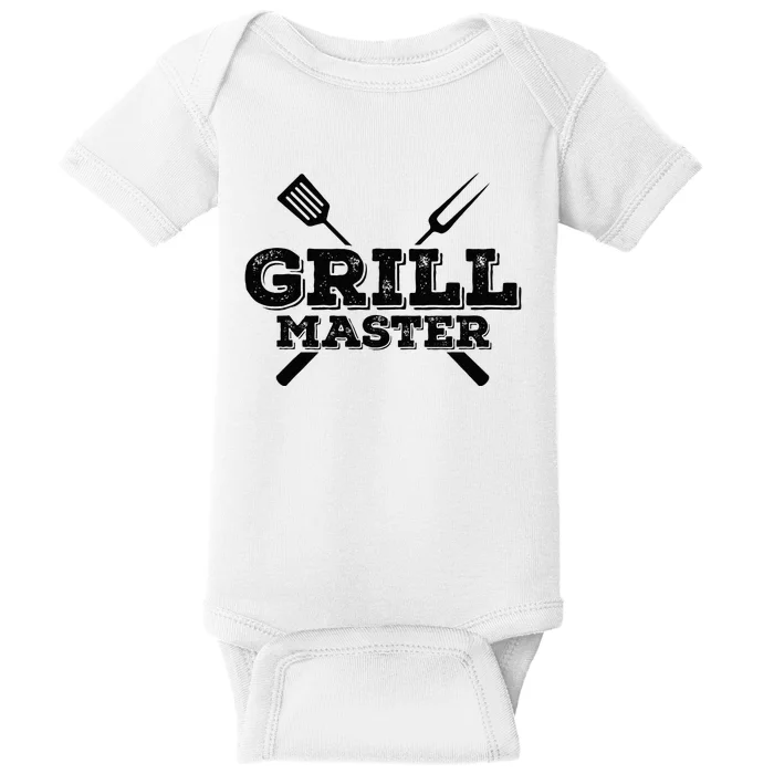 Grill Master Grilling Barbecue BBQ Smoker Graphic Tee Baby Bodysuit