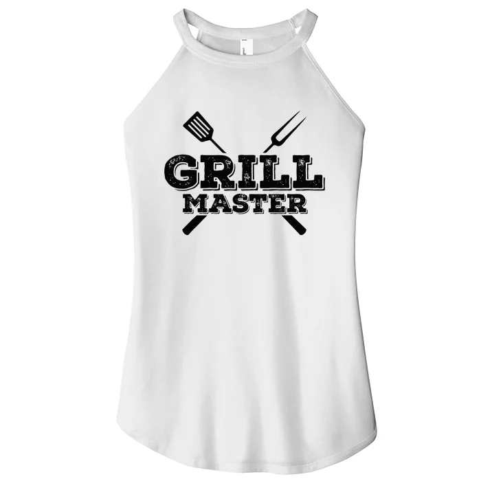 Grill Master Grilling Barbecue BBQ Smoker Graphic Tee Women’s Perfect Tri Rocker Tank