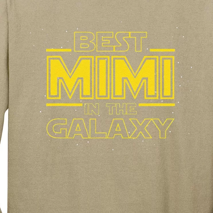 Grandma Mimi Gift, Best Mimi In The Galaxy Tall Long Sleeve T-Shirt