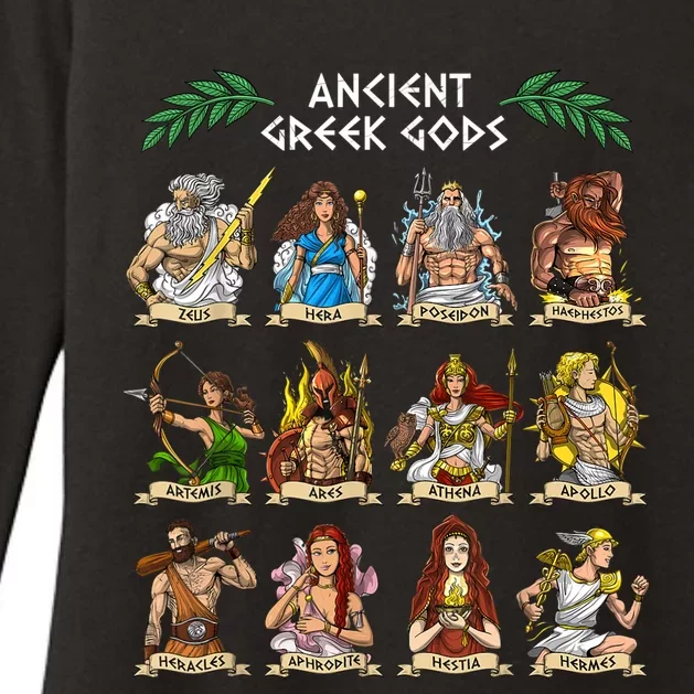 Greek Mythology Gods Ancient Greece Womens CVC Long Sleeve Shirt