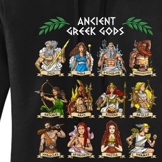 Greek Mythology Gods Ancient Greece Women's Pullover Hoodie