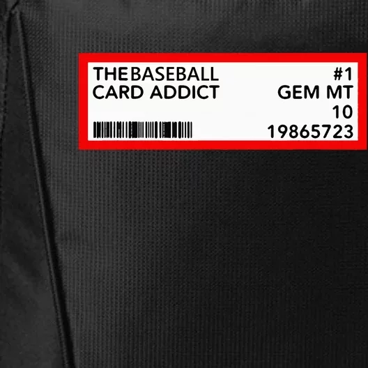 Gem Mint Graded Baseball Card Addict Grade City Backpack