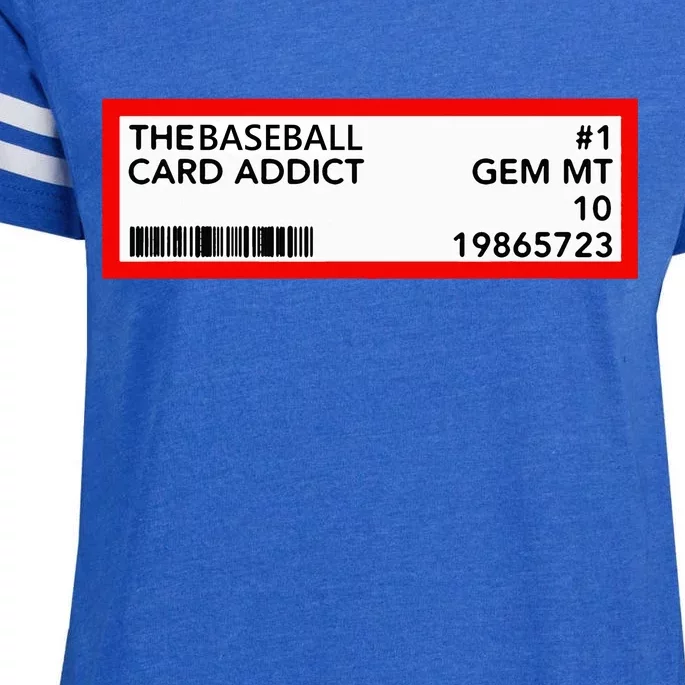 Gem Mint Graded Baseball Card Addict Grade Enza Ladies Jersey Football T-Shirt