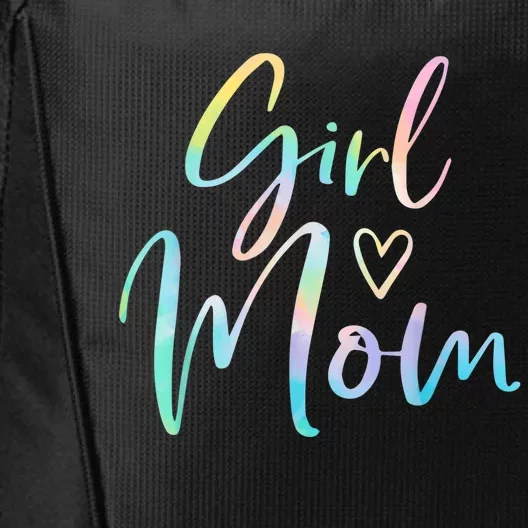 Girl Mom Gifts For Mother Mama Of Girl Tie Dye City Backpack