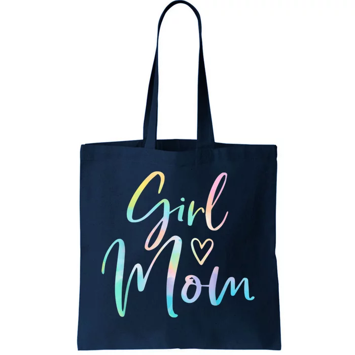 Girl Mom Gifts For Mother Mama Of Girl Tie Dye Tote Bag