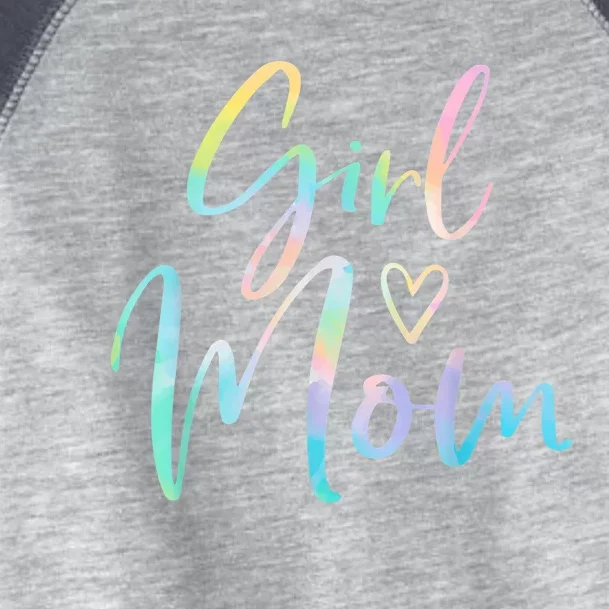 Girl Mom Gifts For Mother Mama Of Girl Tie Dye Toddler Fine Jersey T-Shirt