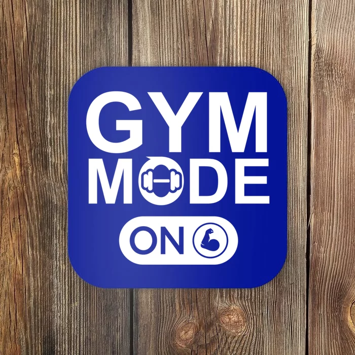 Gym Mode Gift That Says Gym Mode On Beast Gym Mode Gift Coaster